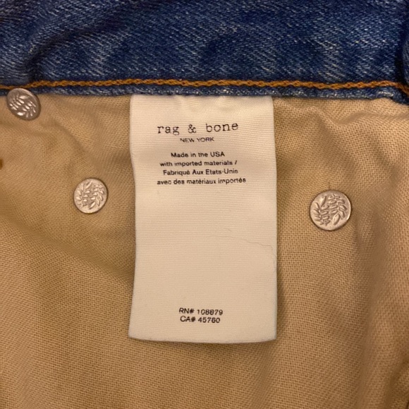 $11 CLEARANCE - Rag & Bone Dre Boyfriend Denim Cutoffs - Picture 13 of 14